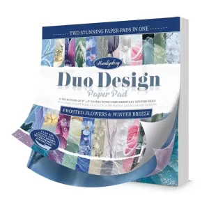 Frosted Flowers & Winter Breeze Duo Design Paper Pad
