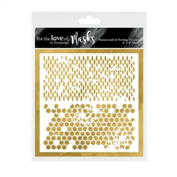 Honeycomb & Netting Textures Stencil