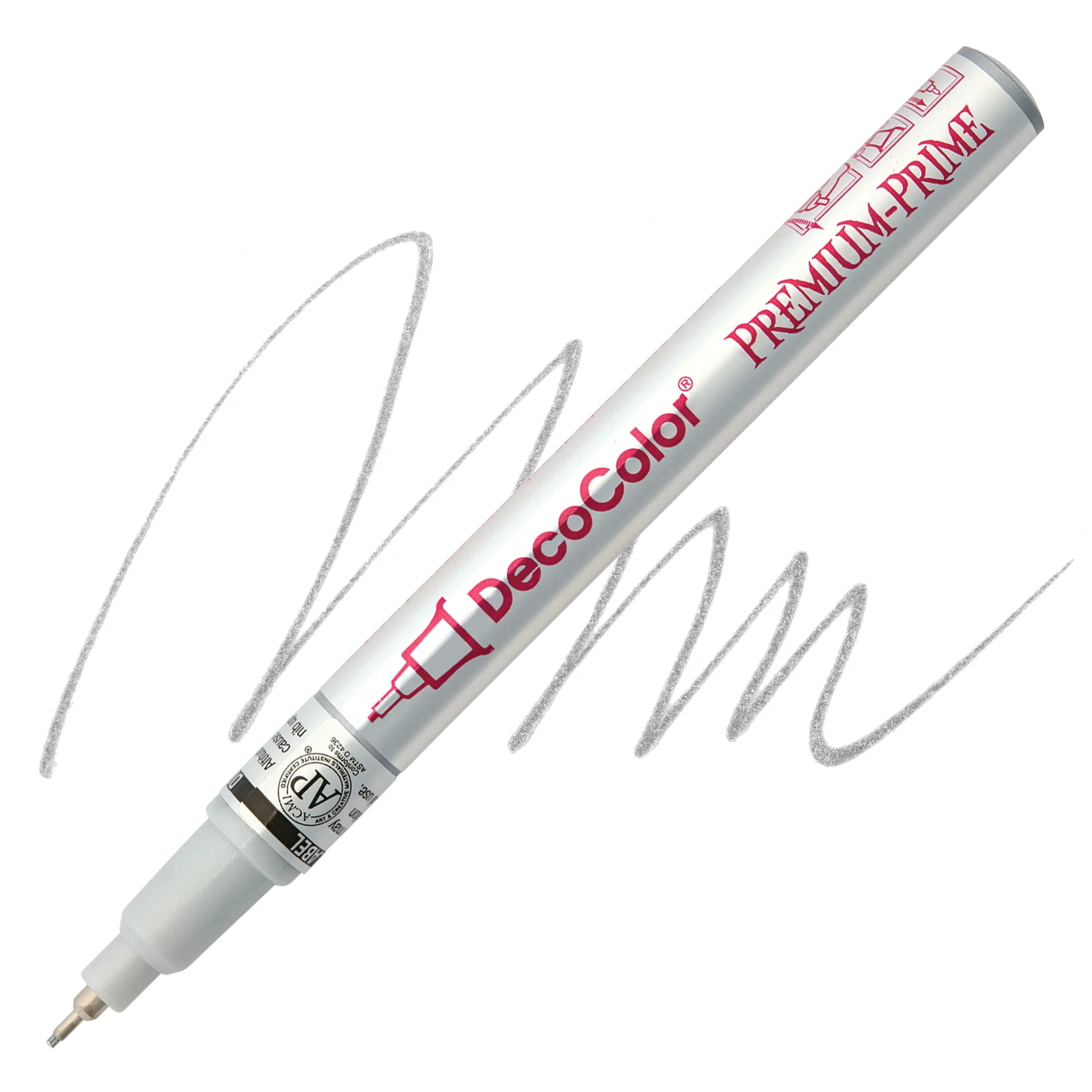Silver Metallic DecoColor Extra Fine Tip Pen