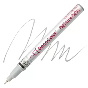 Silver Metallic DecoColor Extra Fine Tip Pen
