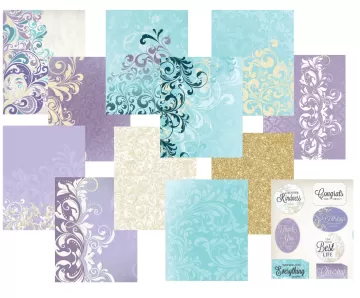 Swirls Upon Twirls 8.5x11 Paper Pack