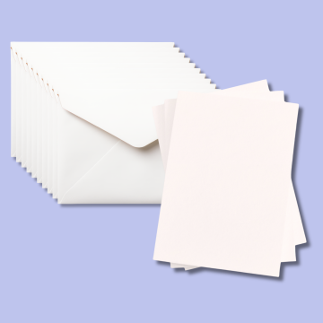 A2 White Cards & Envelopes, 10 of each