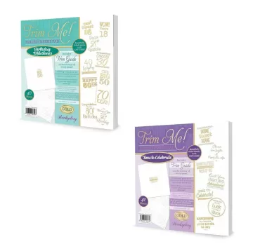Trim Me Foiled Inserts by Hunkydory Money Saver