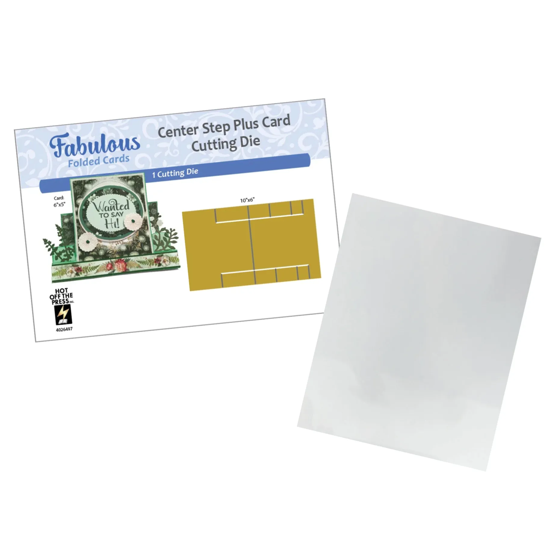 Center Step Plus Die by Fabulous Folded Money Saver