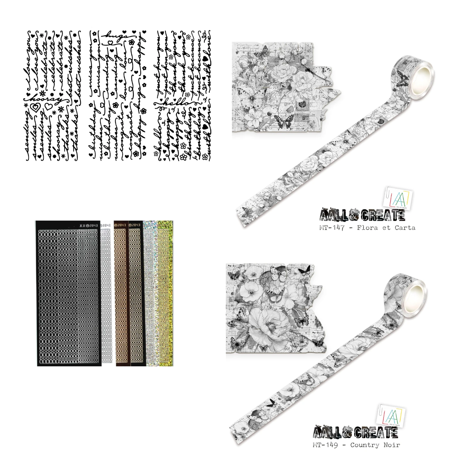 Country & Flora Washi by AALL & Create Money Saver