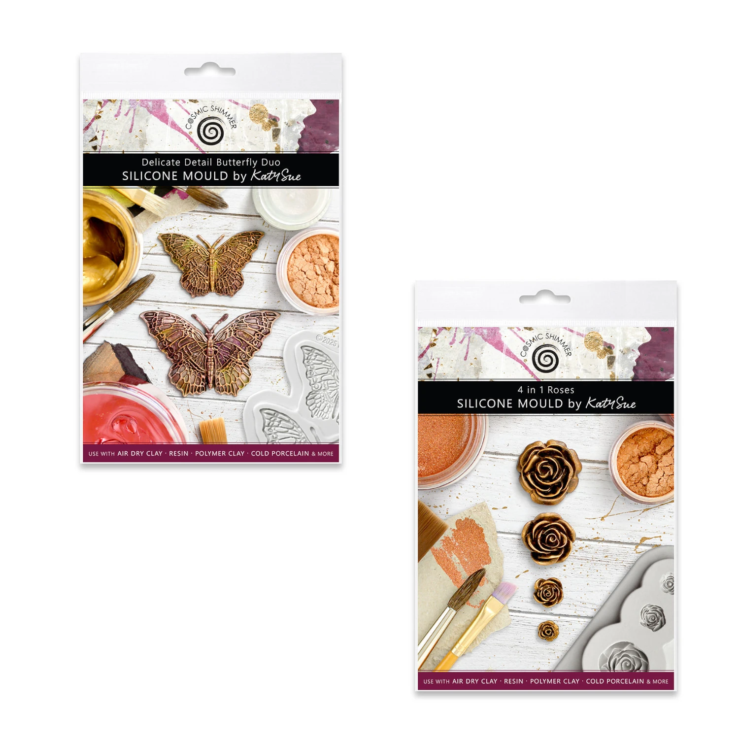 Butterfly & Roses Moulds by Katy Sue Designs Money Saver