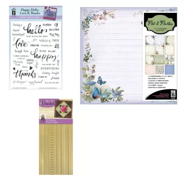 Happy, Hello, Love & Thanks Stamps by Stamping with Sara Money Saver