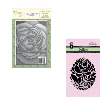 Large & Oval Roses Folders by Lisa Horton  Money Saver