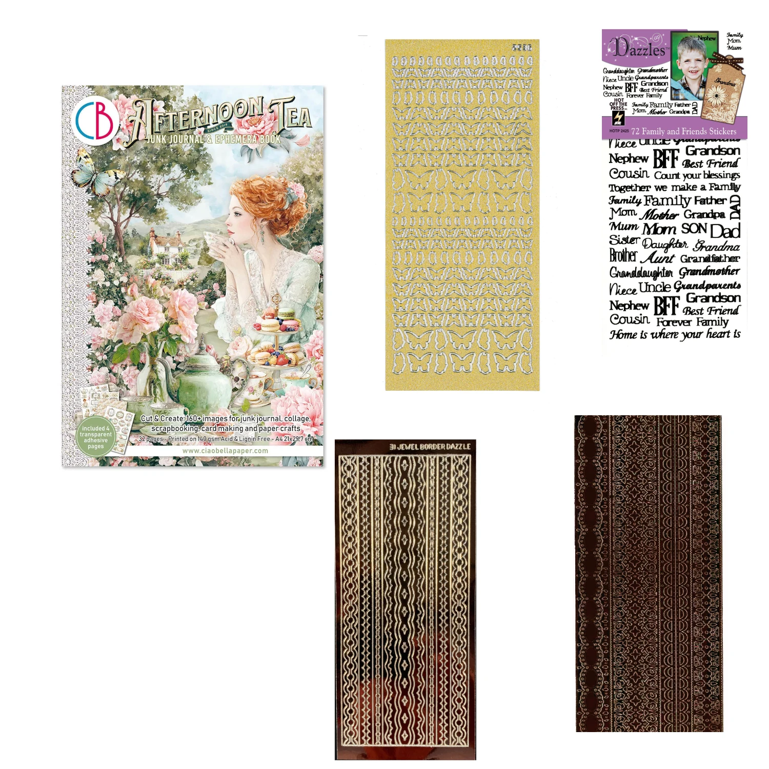 Afternoon Tea Junk Journal by Ciao Bella Money Saver