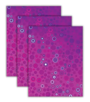 Purple Circles 8.5x11 Holographic Cardstock, 3 sheets