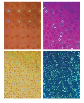 8.5x11 Holographic Cardstock, 4 sheets