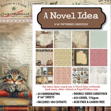 A Novel Idea 6x6 Patterned Cardstock