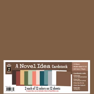A Novel Idea 12x12 Solid Cardstock