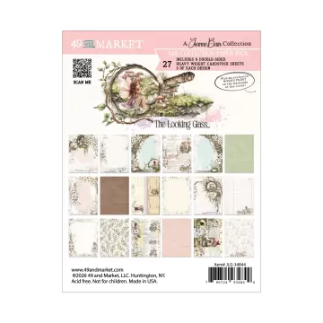 The Looking Glass 6x8 papers, 27 sheets