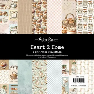 Heart & Home 6x6 Papers, 18 sheets