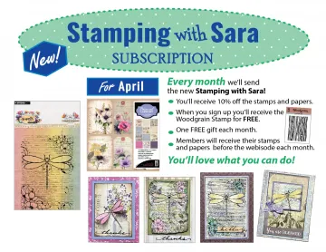 Stamping with Sara - April Subscription