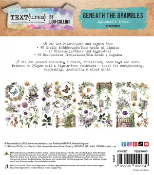 Beneath the Brambles Die-Cuts, 58 pieces