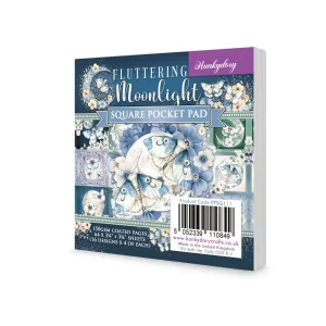 Fluttering Moonlight Square Pocket Pad