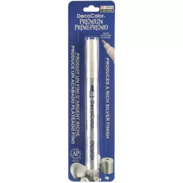 Silver Metallic DecoColor Fine Tip Pen