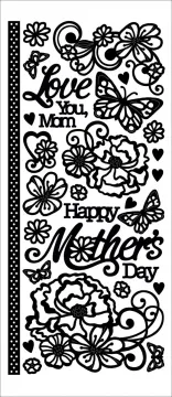 Mother's Day Floral Dazzles™ Stickers