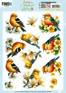 Yellow Whispers of Nature Die-Cuts