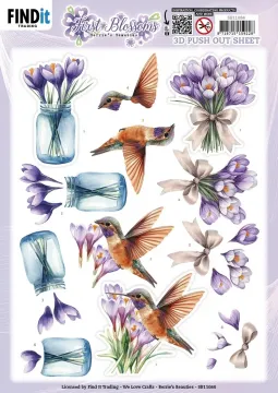 Flutter Bloom First Blossoms Die-Cuts
