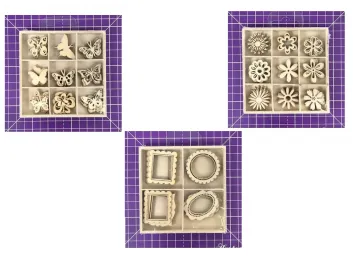 Laser Wood Shapes by Hunkydory Money Saver