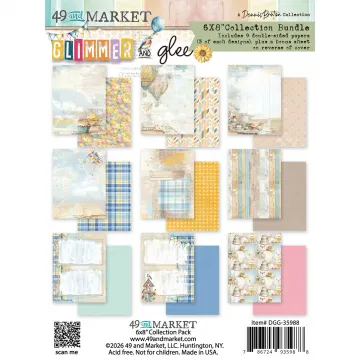 Glimmer & Glee 6x8 Papers, 27 sheets
