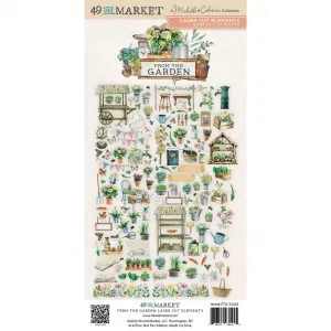 From the Garden Laser Cut Elements, 144 pieces