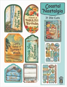 Coastal Nostalgia Die-Cuts, 31 pieces