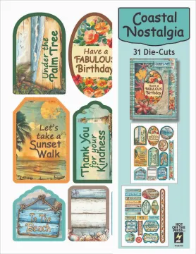 Coastal Nostalgia Die-Cuts, 31 pieces
