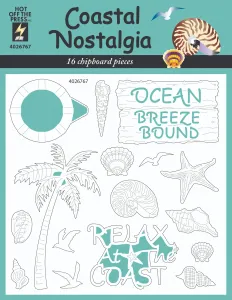 Coastal Nostalgia Chipboard