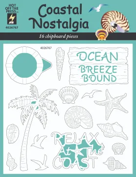 Coastal Nostalgia Chipboard