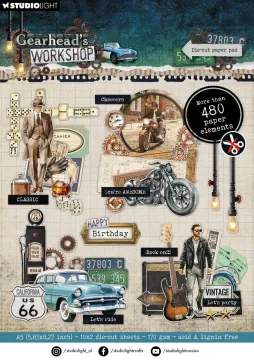 Gearhead's Workshop Die-Cuts, 480 pieces