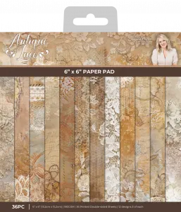 Antique Lace 6x6 Papers, 36 sheets