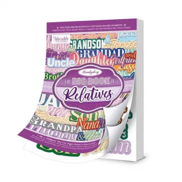 The Big Book of Relatives, 630 die-cuts