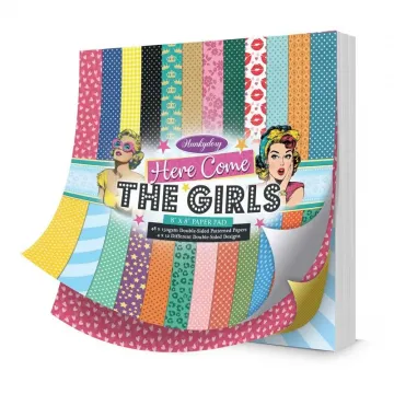 Here Come the Girls 8x8 Paper Pad, 48 sheets