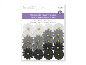 Classic Paper Flowers, 20 pieces
