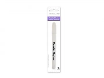 White Metallic Marker, Extra Fine Point