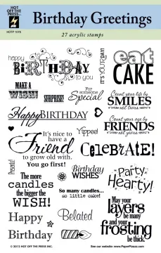 Birthday Greetings 6x8