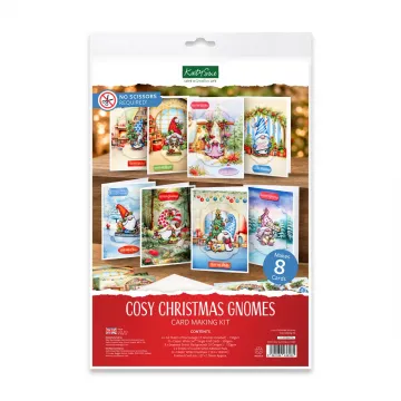 Cosy Christmas Gnomes Card Kit