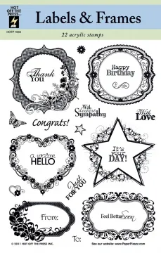 Labels & Frames Stamps 6x8