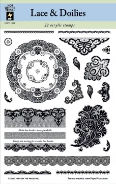 Lace & Doilies Stamps 6x8