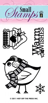 Snow Bird Small Stamp 3x2