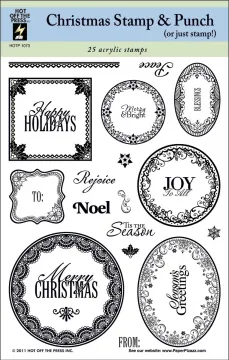 Christmas Stamps 6x8
