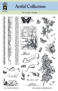 Artful Collection Acrylic Stamps 6x8