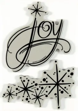 Joy Cling Rubber Stamp