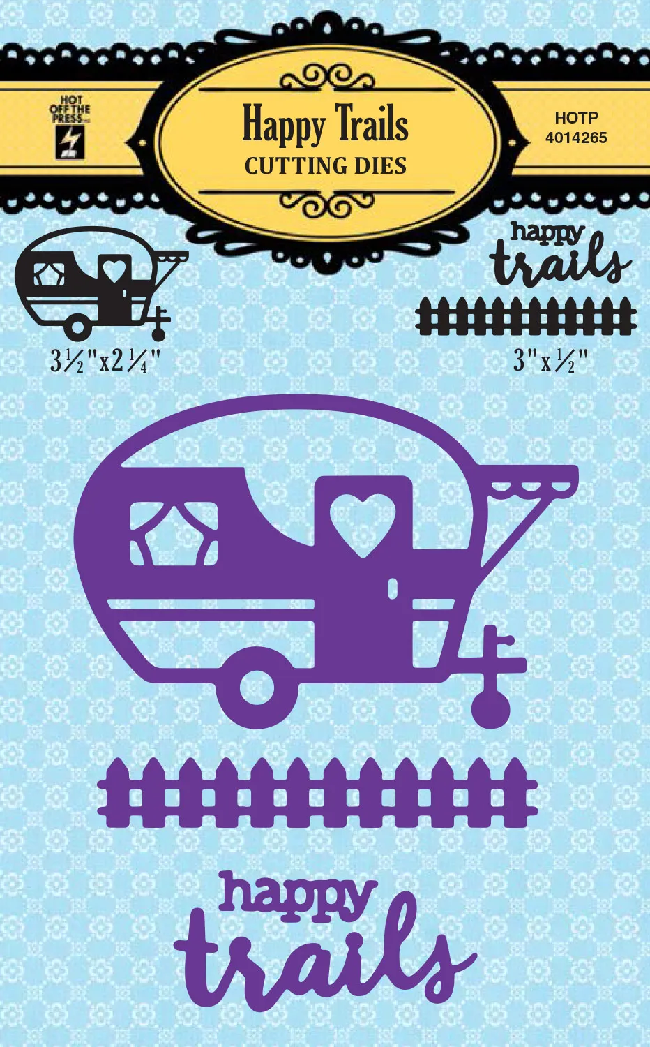 Happy Trails Camper Cutting Dies