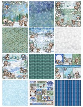 Freeze the Day 6x6 Patterned Cardstock VIP
