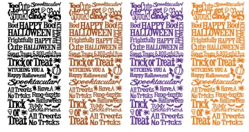 Boo! Dazzles™ Stickers, 4 sheets